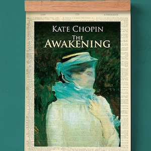 The Awakening by Kate Chopin, Printable Book Cover, Literary Poster, Classroom Wall Art, Book Art, Feminist Literature