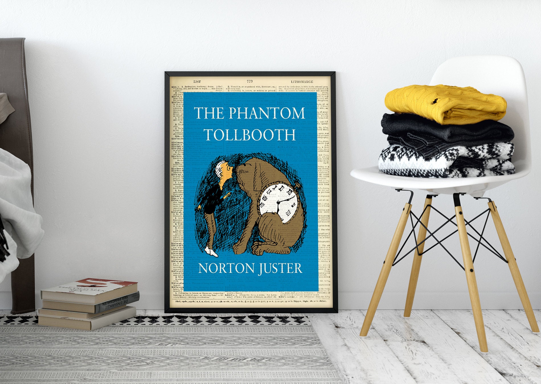 The Phantom Tollbooth by Norton Juster. Book Cover Art Print 