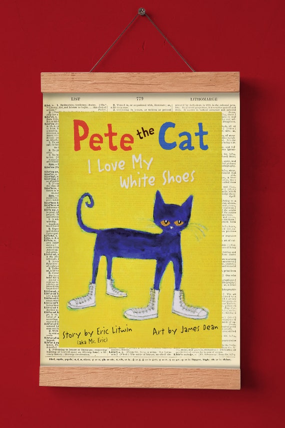 Pete the Cat by Eric Litwin Printable Book Cover Literary - Etsy UK