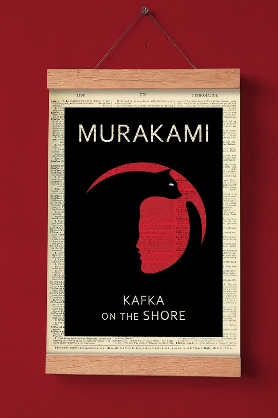 Copertina del libro stampabile Kafka on the Shore, stampa Haruki