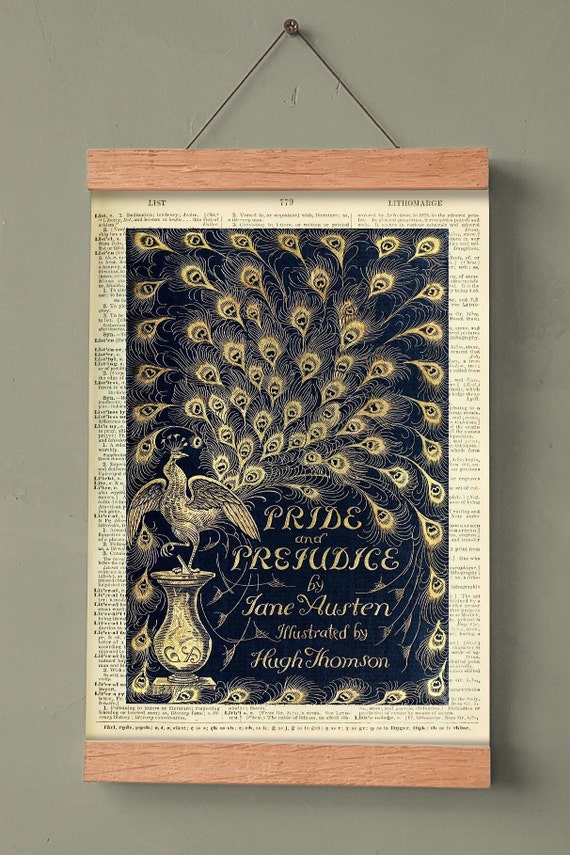 Pride and Prejudice Printable Book Cover Classroom Wall Art | Etsy