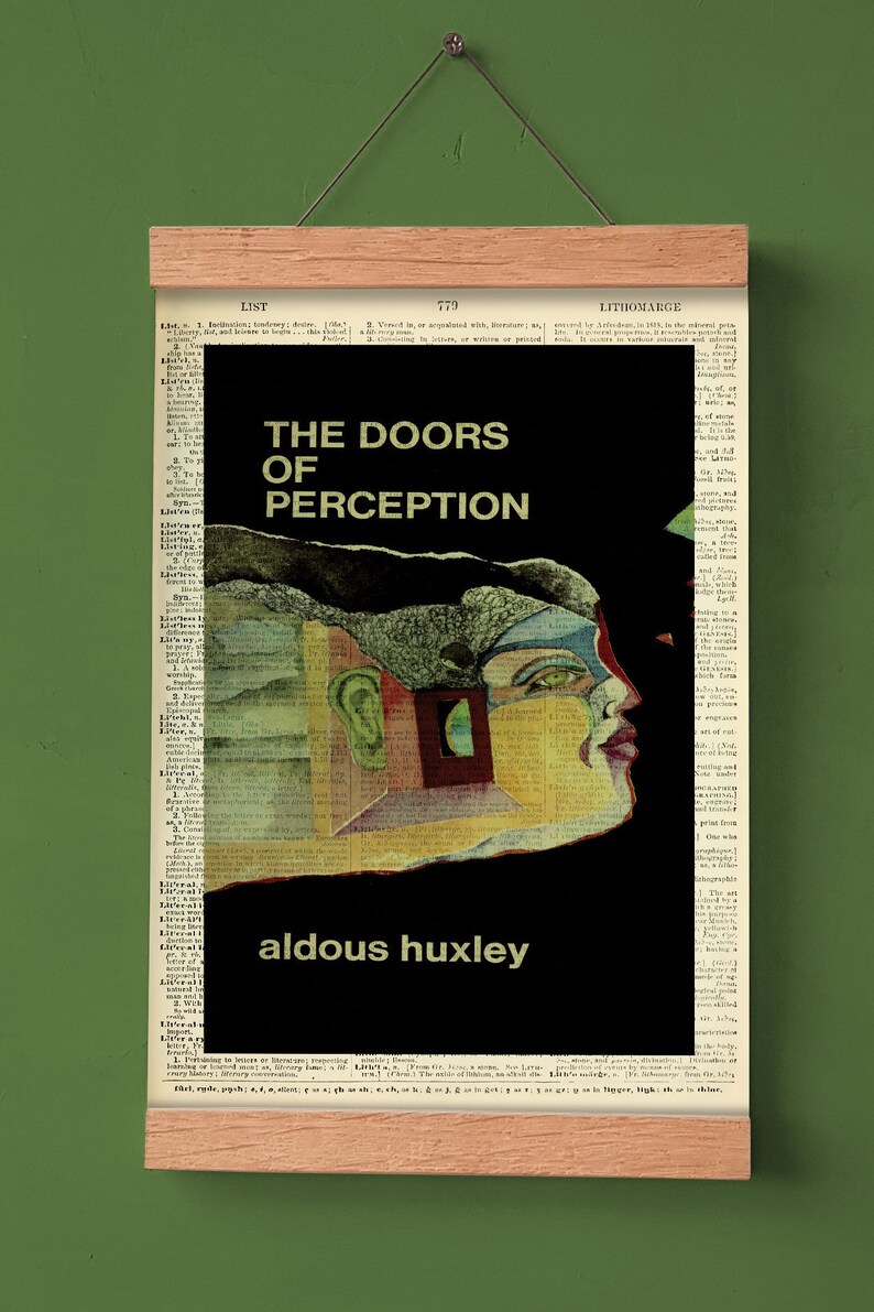 Book Cover of The Doors of Perception by Aldous Huxley Etsy