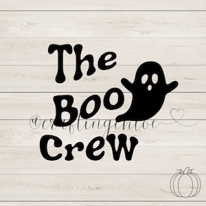 The Boo Crew Halloween SVG, Halloween for family, Halloween Shirt