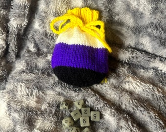 Non Binary Pride Dice Bag — NEW!!!