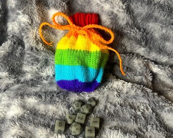 Rainbow Pride Dice Bag — NEW!!!