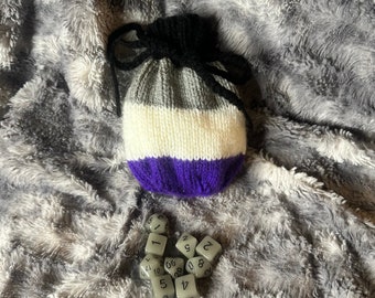 Asexual Pride Dice Bag — NEW!!!