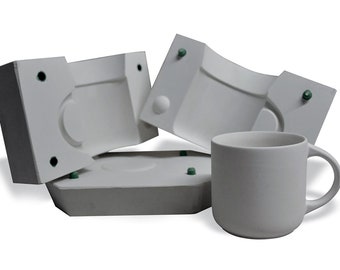 Plaster Mold For Mina Mug: Ceramic Craft Supply