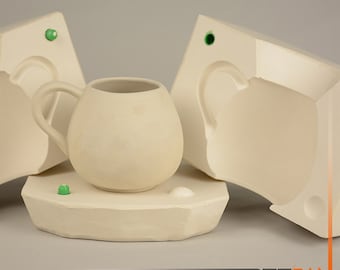 Plaster Mold For Damla Mug, Craft Supply
