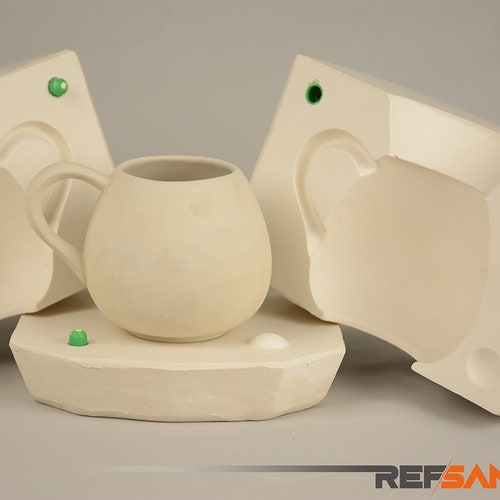 Plaster Mold for Coffee Mug Ceramic Mold Mug Mold Plaster Etsy