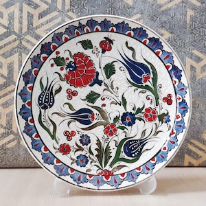 Handmade Ceramic Plate 30 cm in Diameter (12.2&quot;) Christmas Gift