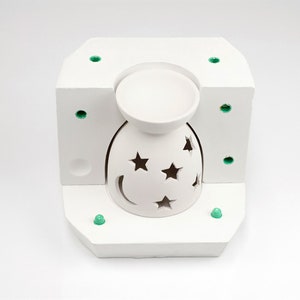 Oil Warmer Mold, Plaster Mold, Essential Oil Burner Mold for Casting Slip