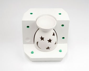 Oil Warmer Plaster Mold: Ceramic Casting Slip