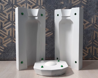 Plaster Mold For Vase, Craft Supply, Vase Casting Mold, Ceramic Casting Mold