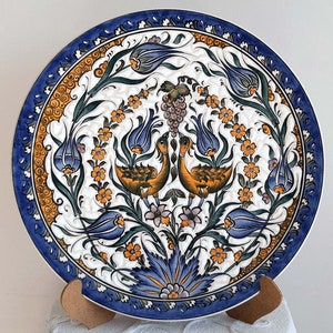 Handmade Ceramic Plate 30 cm in Diameter (12.2&quot;) Wall Decor