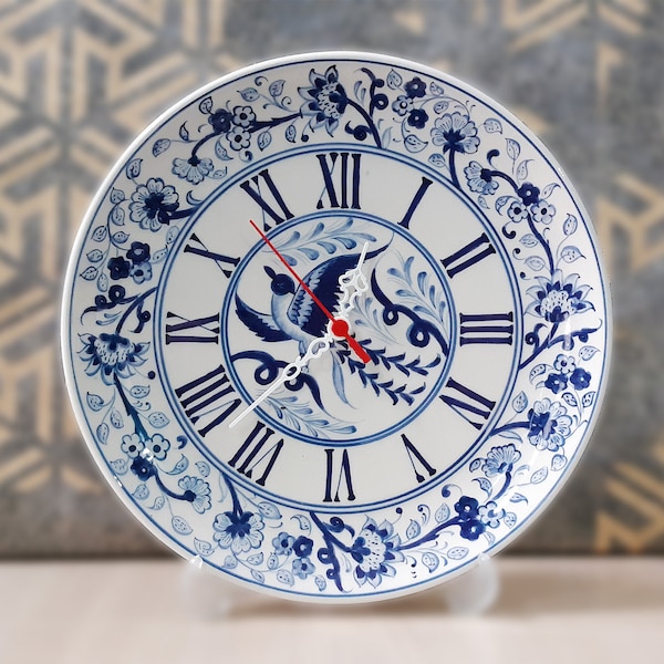 Blue Wall Clock - Etsy Australia