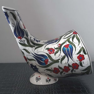Handmade Ceramic Gramophone Speaker Amplifier Sound Bomb &quot;Cerasound&quot; Gift for Him Gift for Her
