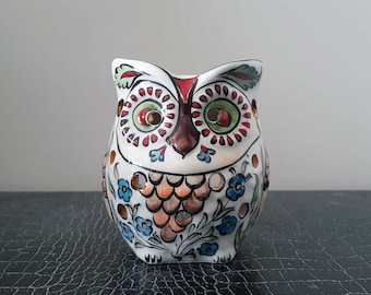 Turkish Ceramic Handmade Essential Oil Burner Incense Burner Owl
