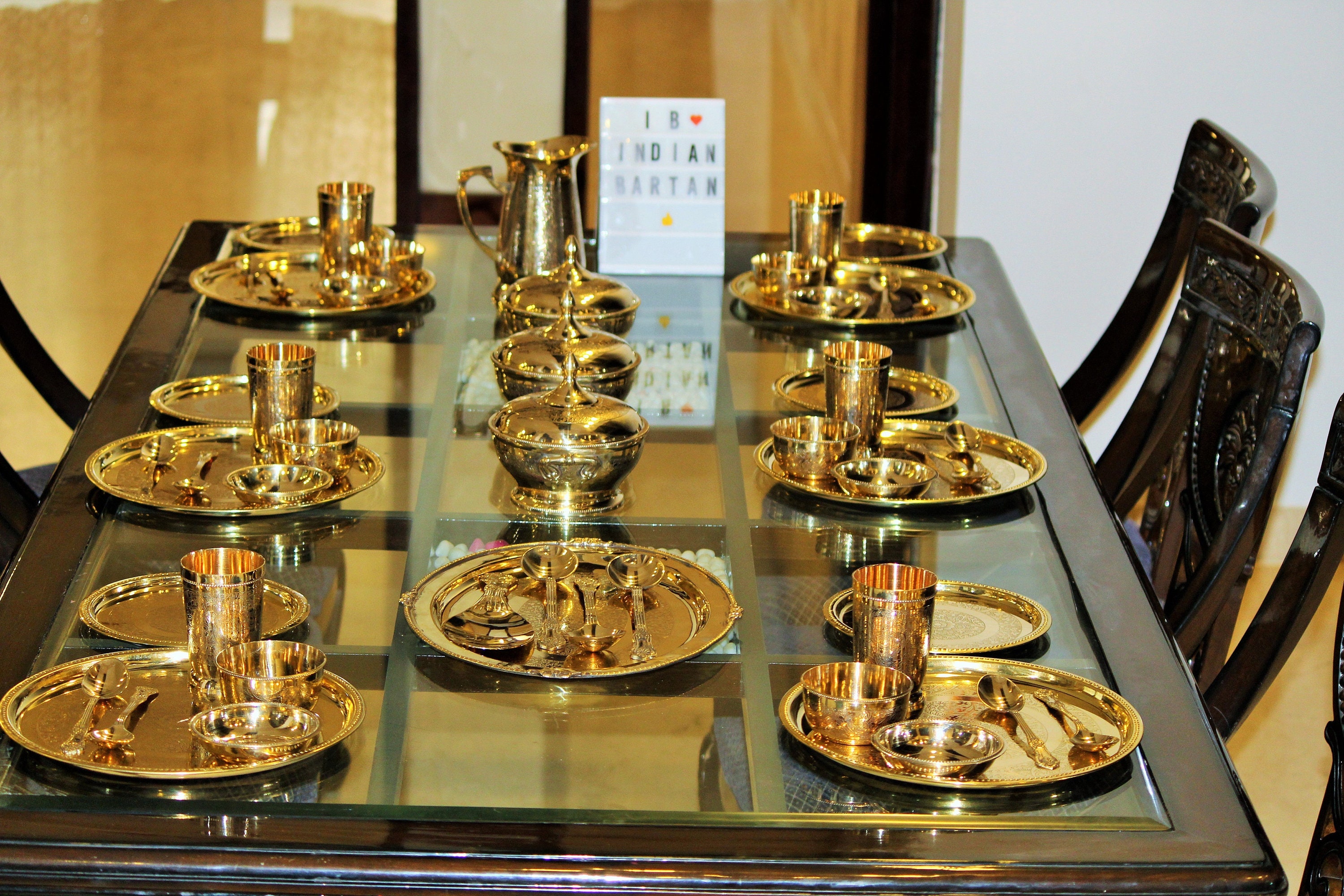 Brass Dinner Set 