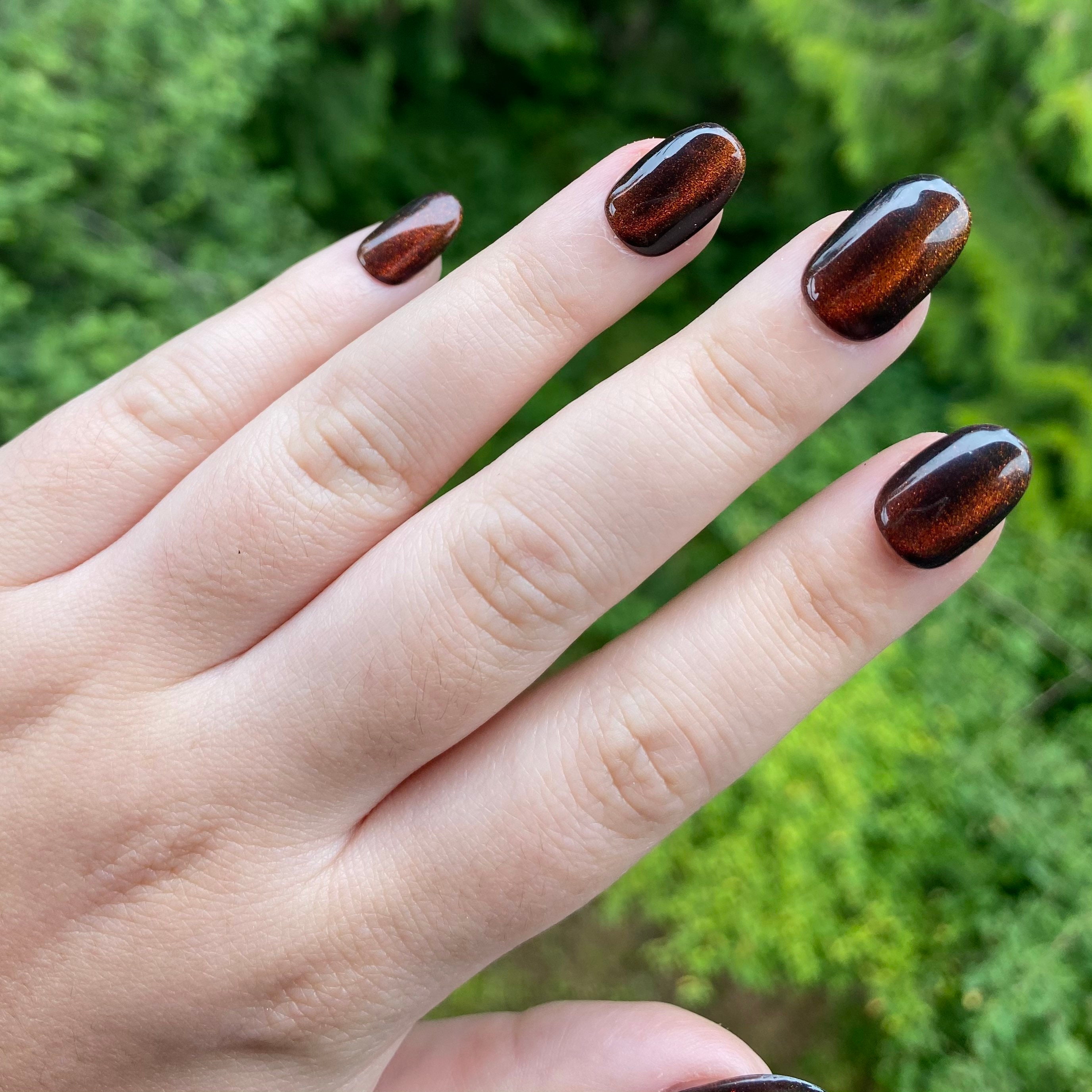 Red and Black Cat-eye Press-on Nails Glitter Press-on Nails - Etsy Red and Black Cat-eye Press-on Nails Glitter Press-on Nails - Etsy