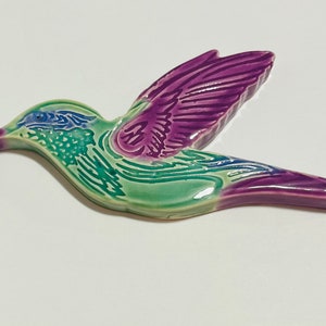 Large Ceramic Hummingbird