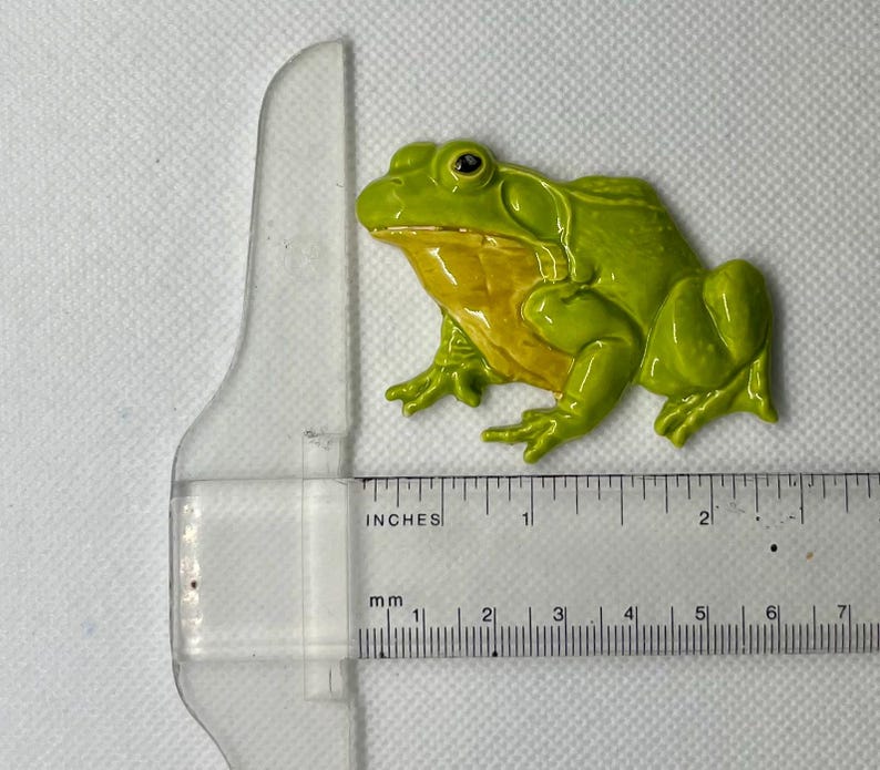 Two Ceramic Frog Tiles - Etsy