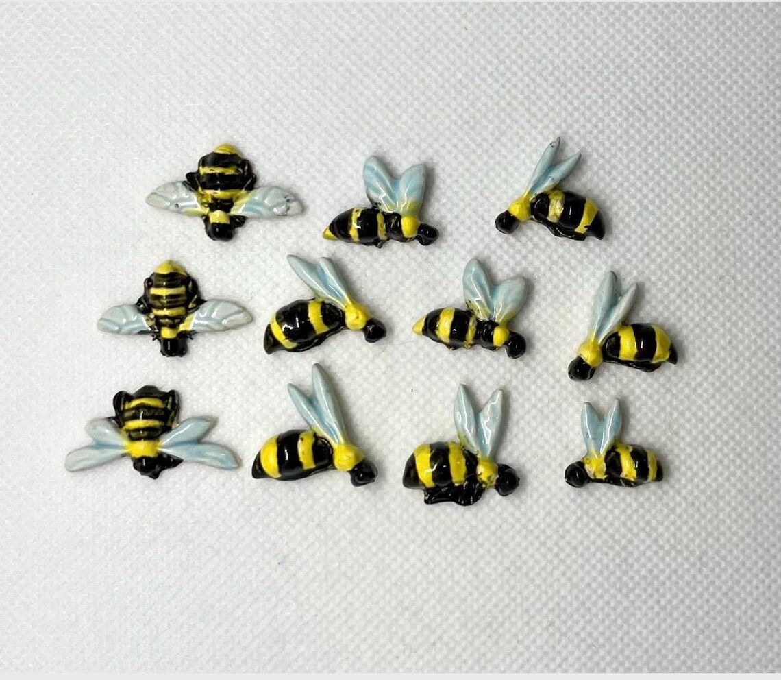 Fun Ceramic Bee Tiles - Etsy