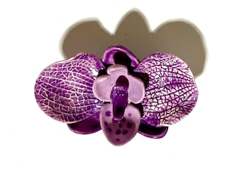 Hand Crafted Ceramic Orchid