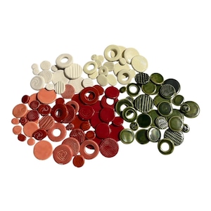 Beautiful Assorted Ceramic Circle Tiles