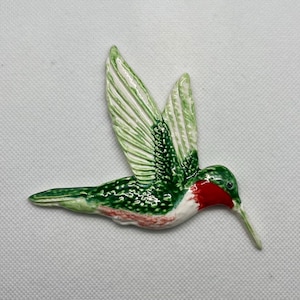Colorful Ceramic Hummingbird