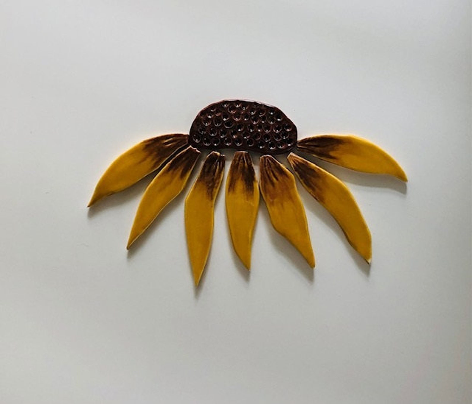 Ceramic Sunflower Etsy