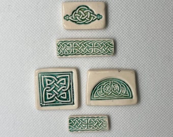 Ceramic Celtic Knit Tiles