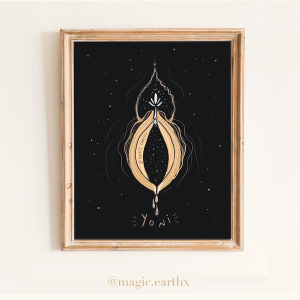 Floral Yoni · Uterus Anatomy