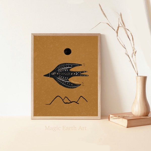 Mystical Eagle · Boho Terracotta