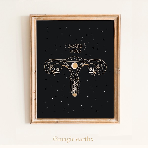 Sacred Uterus · Feminine Wall Decor