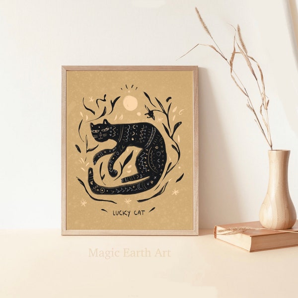 Lucky Cat · Celestial Mystical