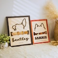Memorial Pet Collar Sign, Dog Memorial Wood Frame With Collar Holder, Dog Memorial Gifts, Pet Loss Gifts, Pet Sympathy Gift, Pet Loss Gift product logo