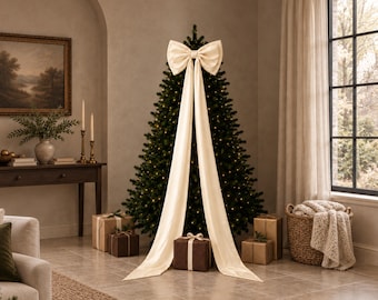 Christmas decoration bows, Huge bows, Oversized Satin Bow, Event Decor