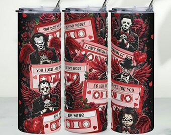Vaso de película de terror para el día de San Valentín: un giro espeluznante al romance