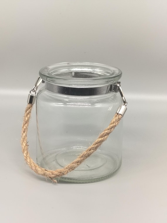 Candleholders with Rope Handles (4)