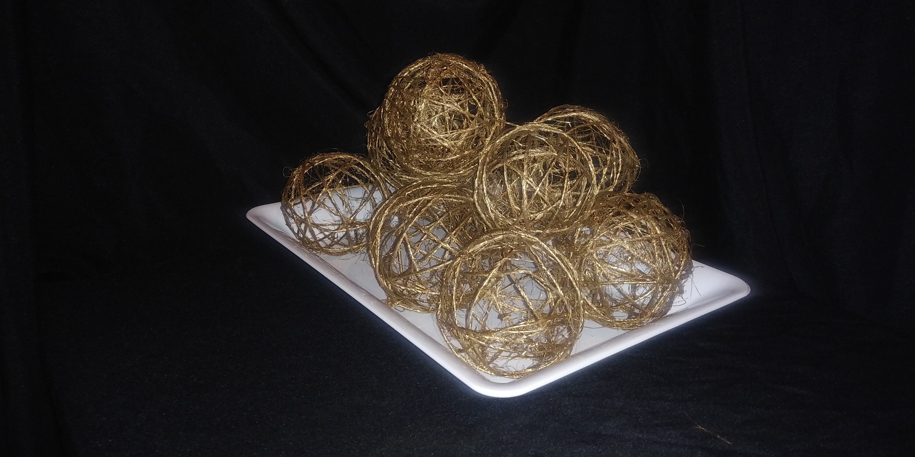 Gold Nest Balls Etsy
