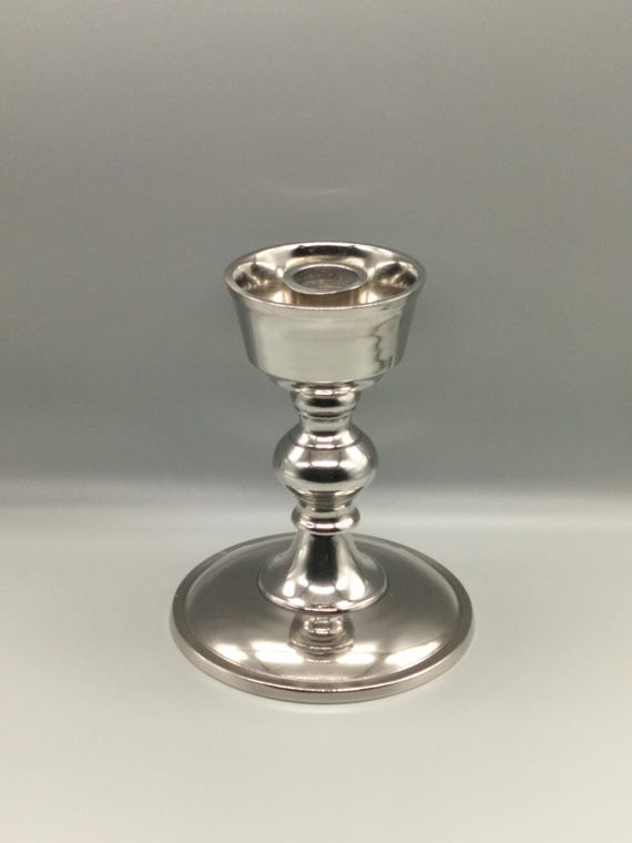 Nickle Tapered Candleholder
