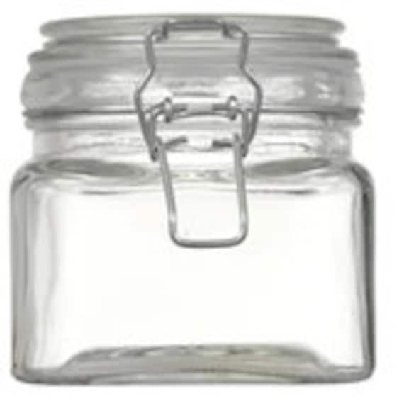 Square Glass Jars
