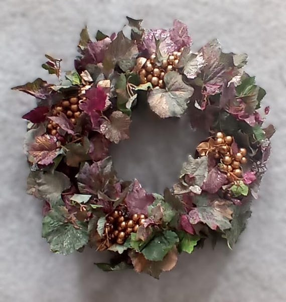 Grape Leaf Wreath