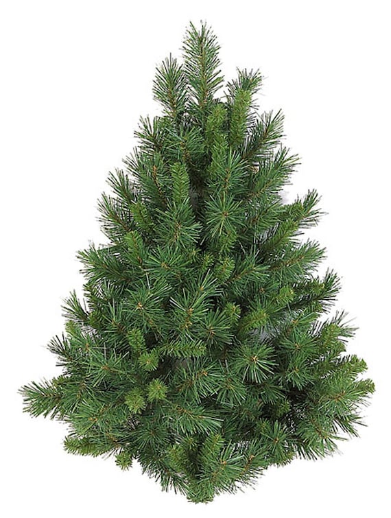 36" Mixed Pine Wall Half Tree