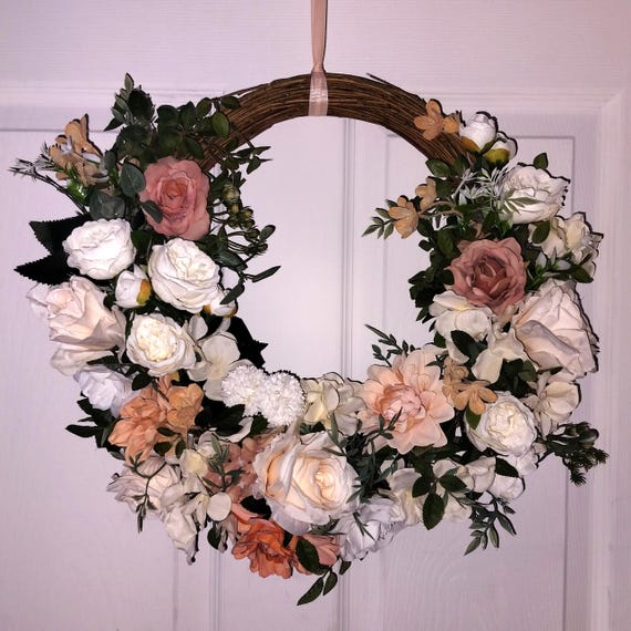 Mixed Roses Wreath