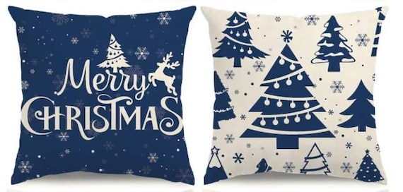Christmas Themed Throw Pillow Cover Sets