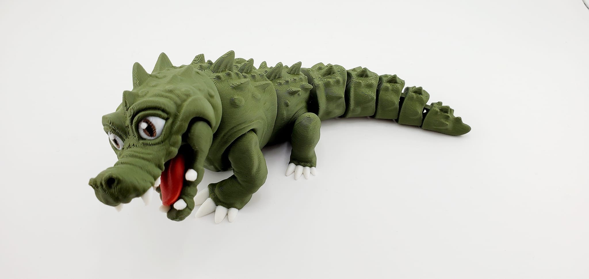 Realistic Crocs 3D Printed Crocodile, Articulated Croc, Realistic Croc Replica, Reptile ...