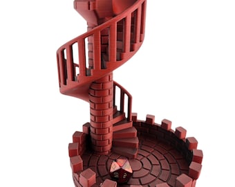 Castle Dice Tower, 3D Printed Dice Tower, Fantasy Dice Tower, Dice Roller Castle, Gaming Dice Accessories, 3D Printed RPG Gear
