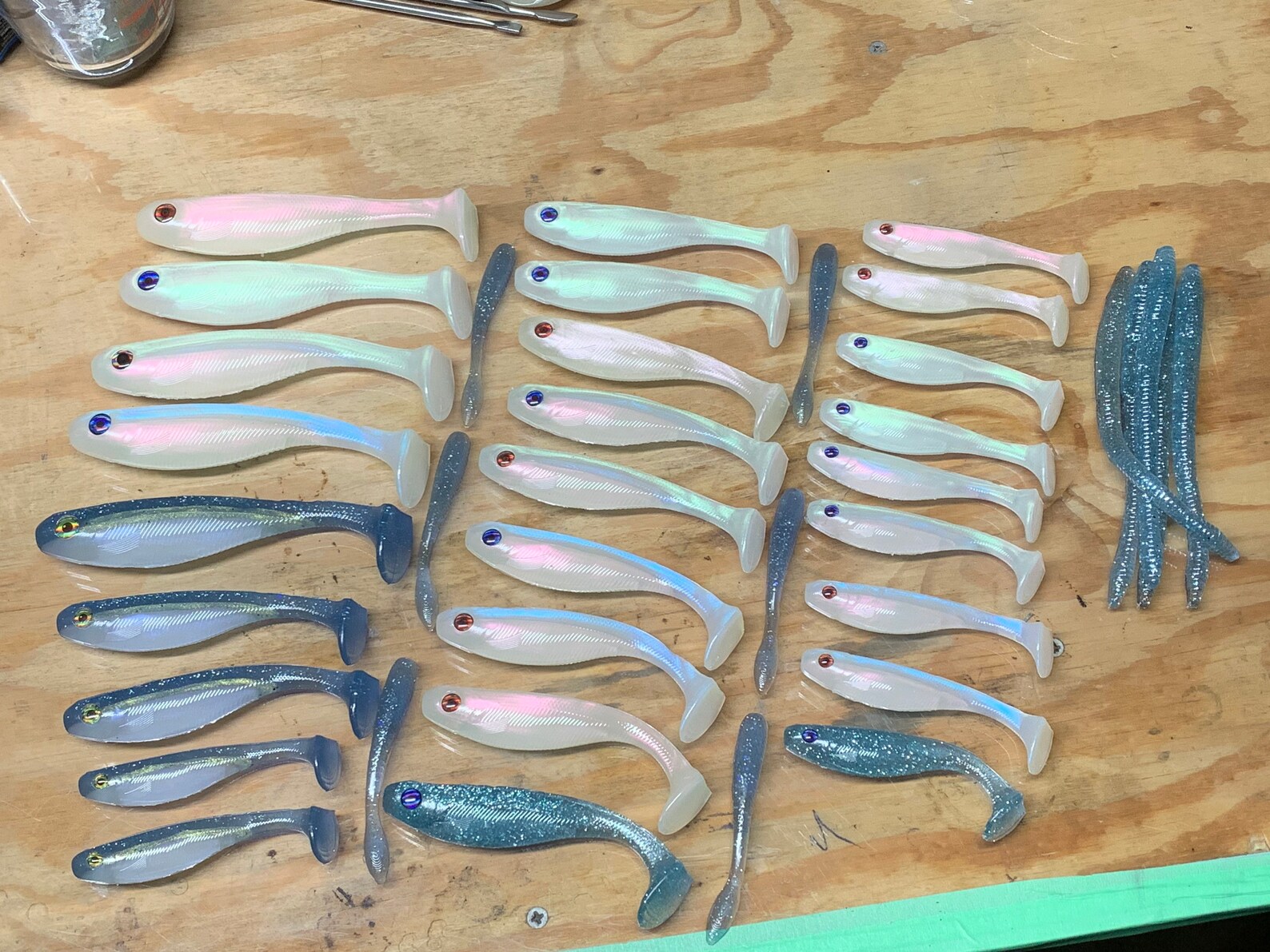 Hand Poured Custom Swim Baits 45&6 inch Etsy