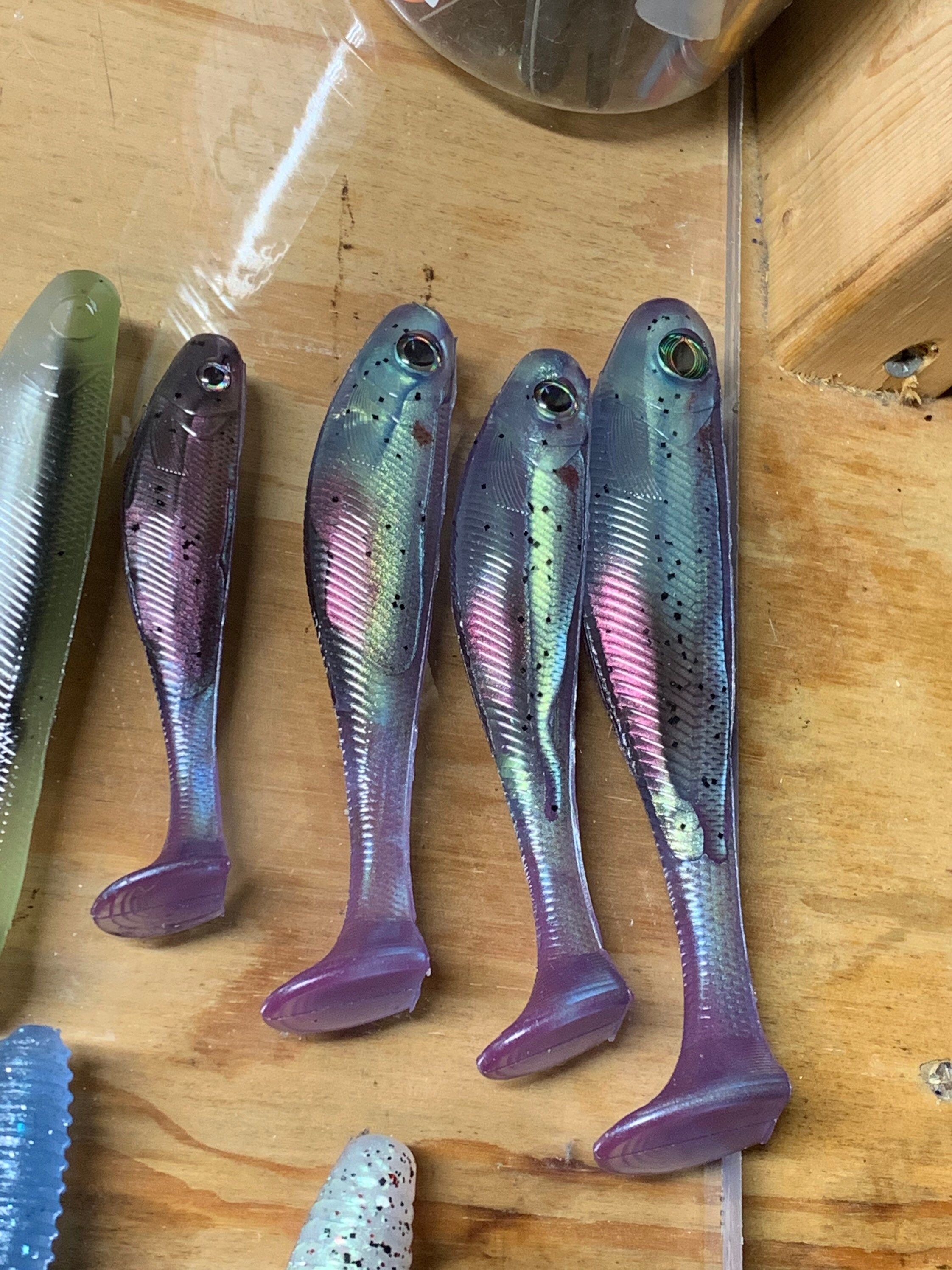 Hand Poured Custom Swim Baits 45&6 inch Etsy